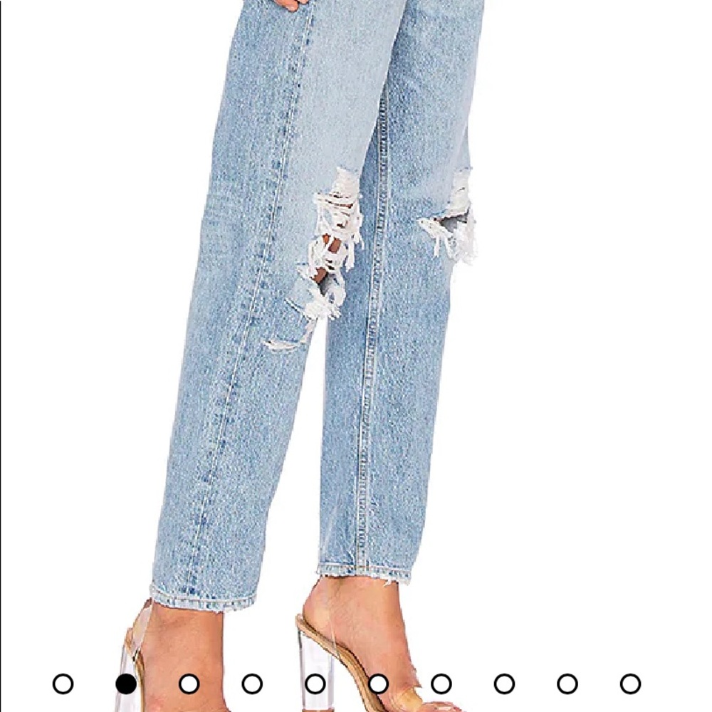 AGOLDE 90’s Mid Rise Loose Fit Jeans-Color Fall Out
